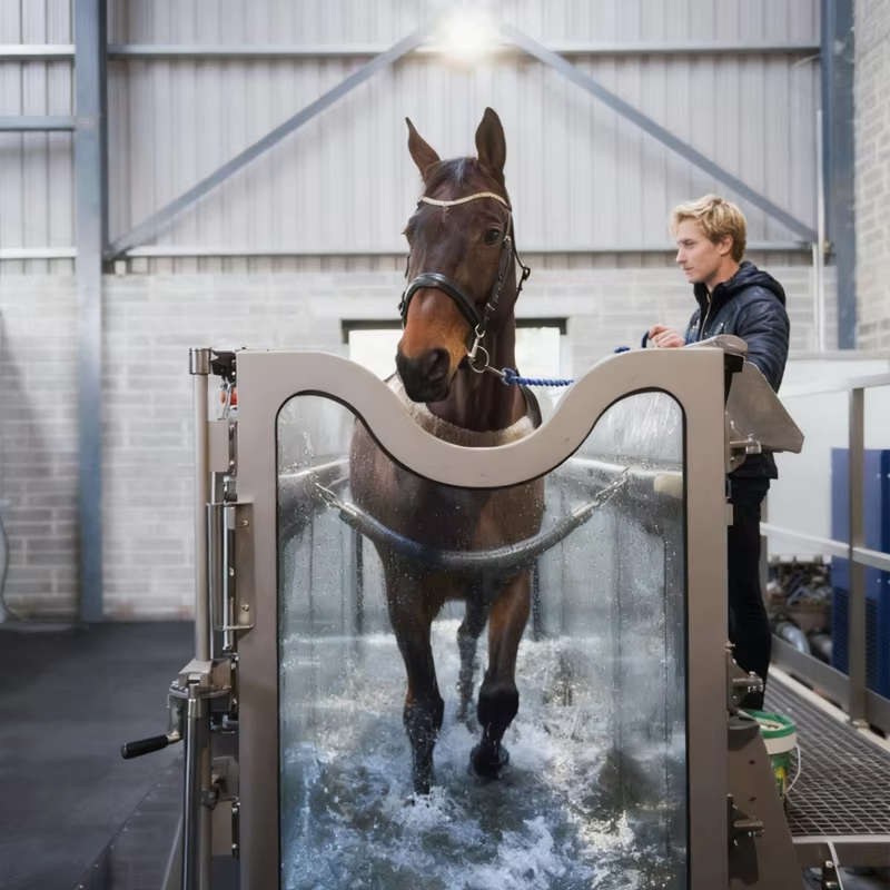Horse Training Underwater Treadmill