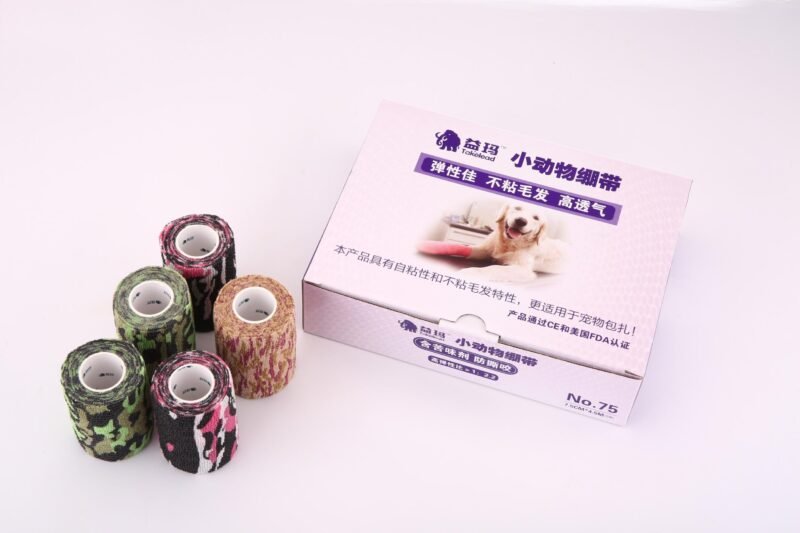 5 Bitterant-containing Elastic Bandage for Animals