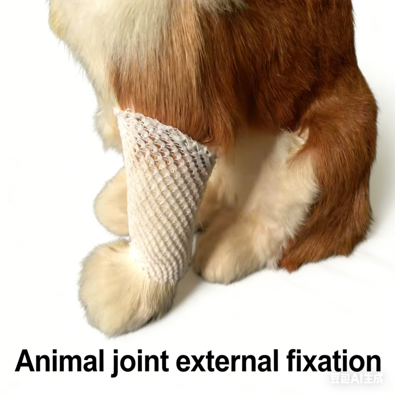 High-Elastic Mesh Bandage for Animal Sterilization Surgery