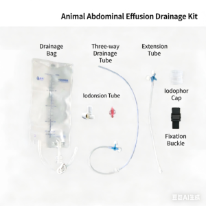 Animal Peritoneal Effusion Drainage and Dialysis Kit