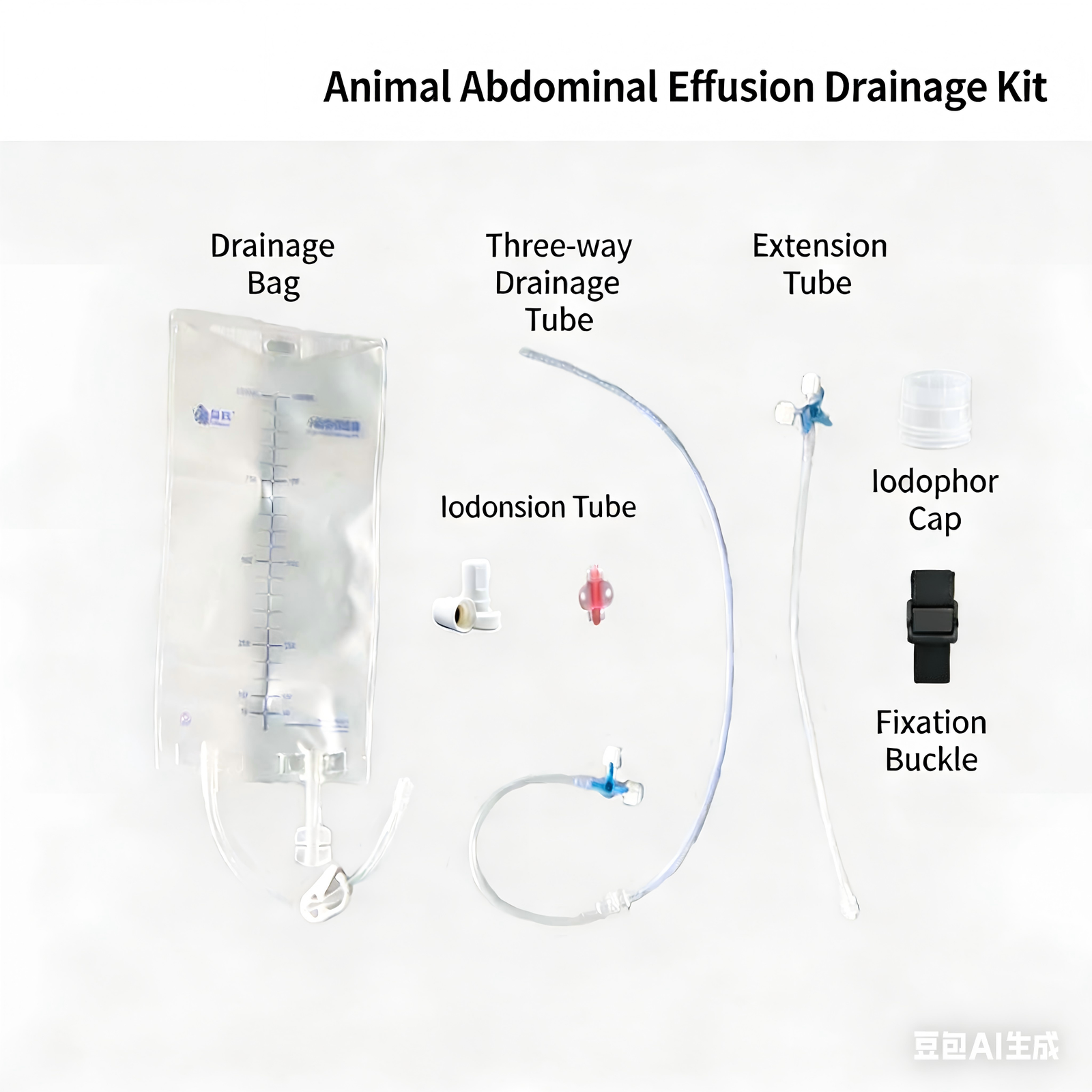 Animal Peritoneal Effusion Drainage and Dialysis Kit | LumaVet Veterinary Equipment