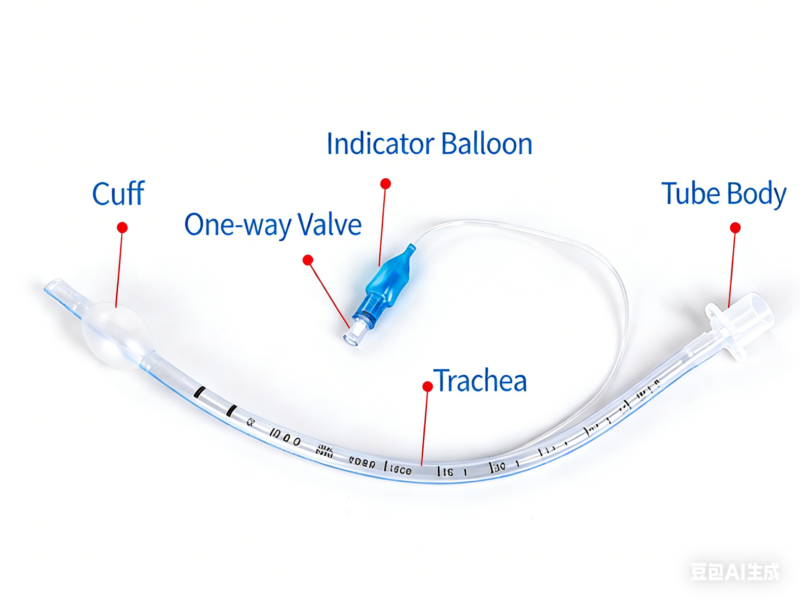 Standard Type Anesthetic Endotracheal Tube for Animals