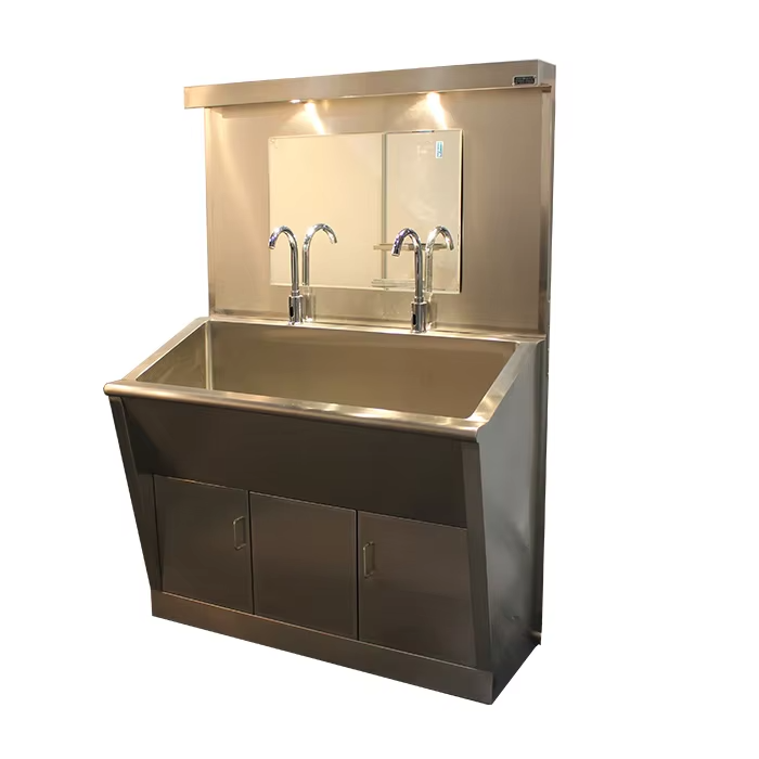 Veterinary Hospital Stainless Steel Double Sink