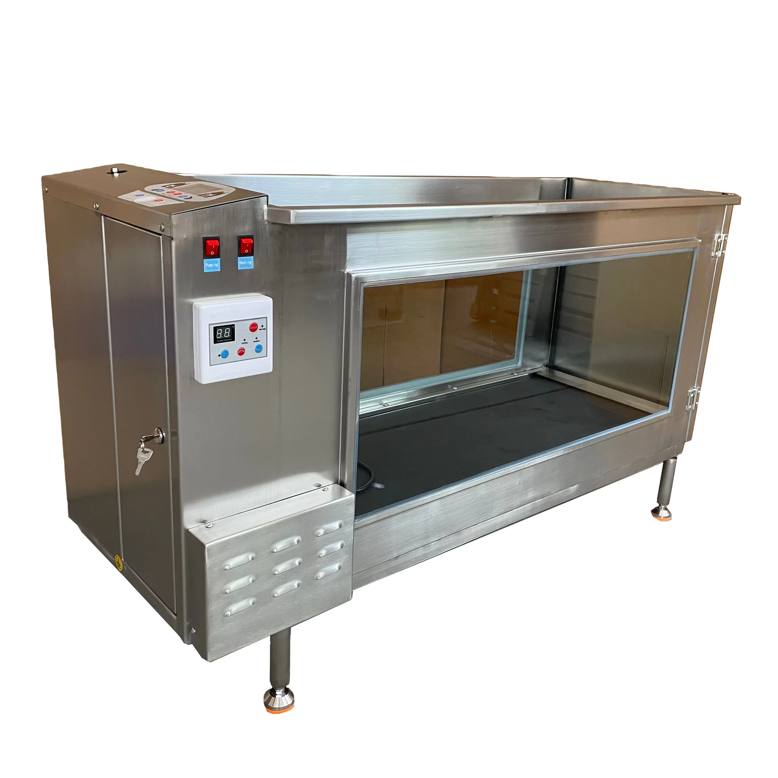 1600945523756_1 IWA-WT02 Stainless Steel Canine Underwater Hydrotherapy Treadmill | LumaVet Veterinary Equipment