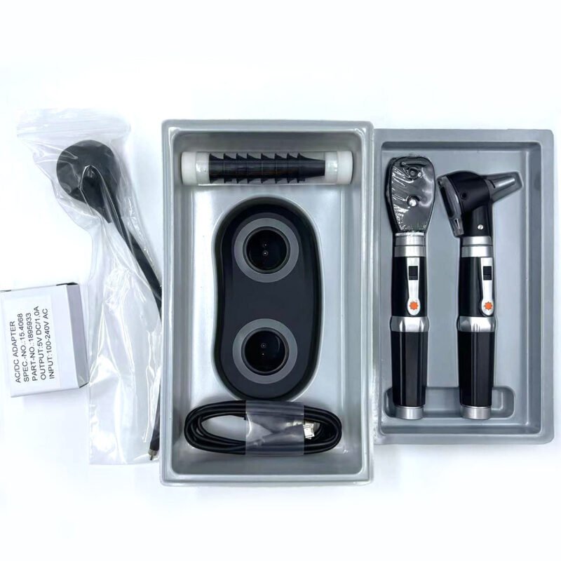 7 IWA-OO01 Rechargeable Otoscope & Ophthalmoscope Diagnostic set