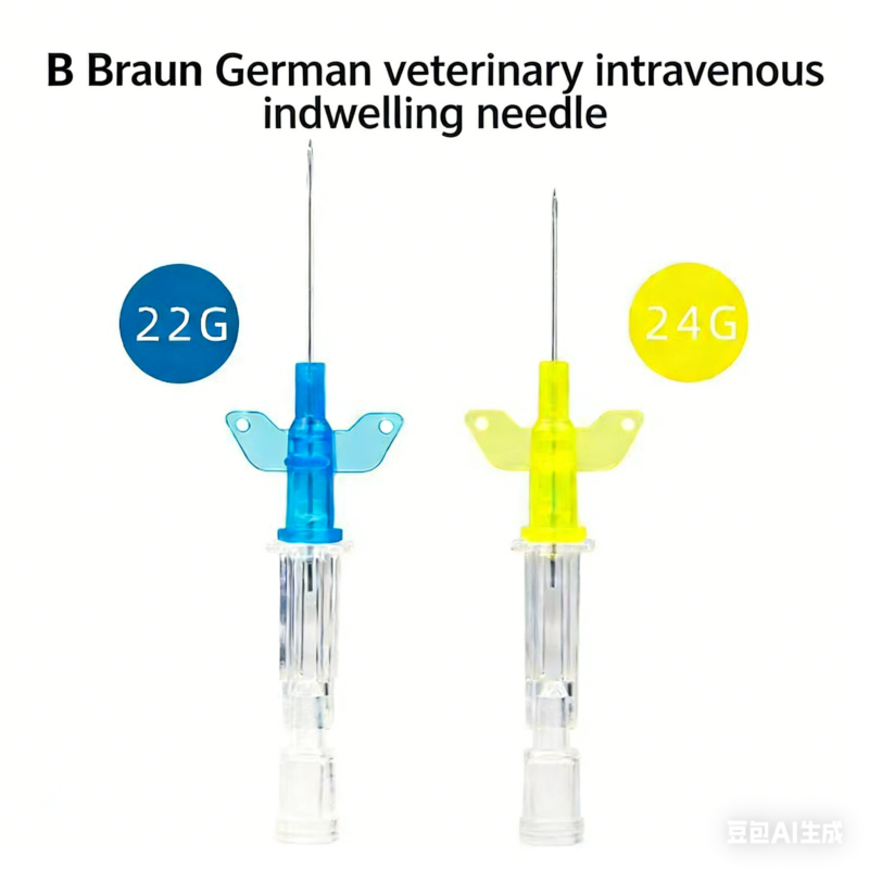 德国贝朗静脉留置22G24G带肝素帽犬猫宠物动物输液滞留针进口品质