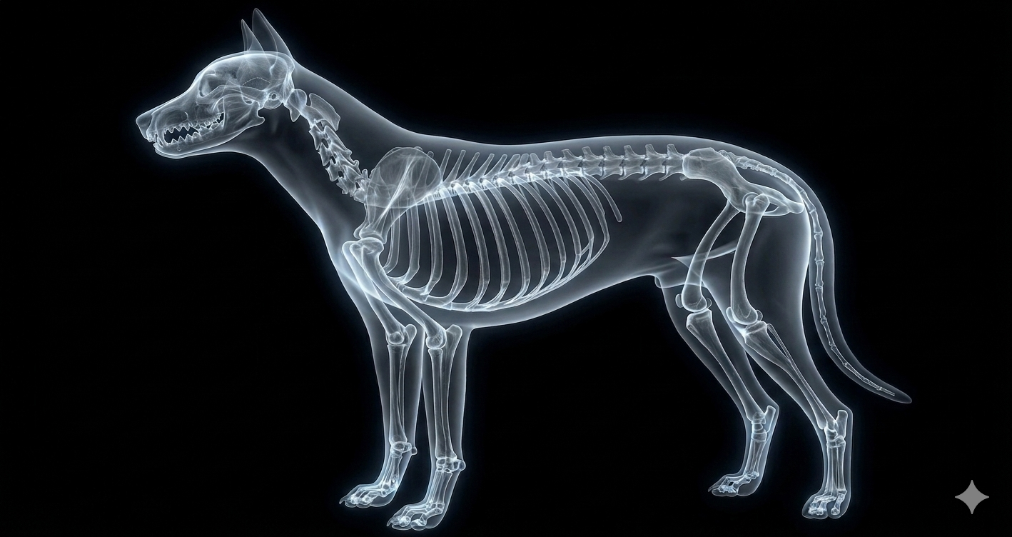 Veterinary Dog X-Ray Hero Dog X-ray imaging hero for veterinary diagnostic imaging
