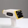 IDEN-X4 handheld pistol-grip dental X-ray unit with LCD display — white and yellow version