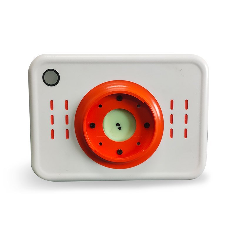 IFLEX-360 front view - X-ray tube housing with orange collimator port and ventilation slots