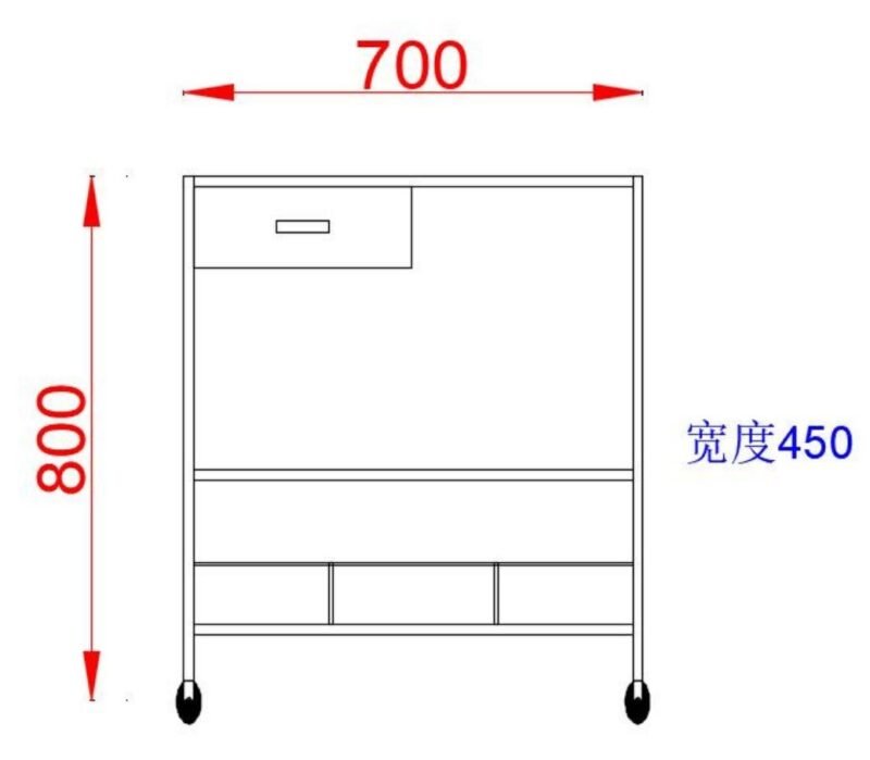 不锈钢宠物手术辅助车 F-04 (IWA-AT04) - detail view 4 不锈钢宠物手术辅助车 F-04 (IWA-AT04) - detail view 4