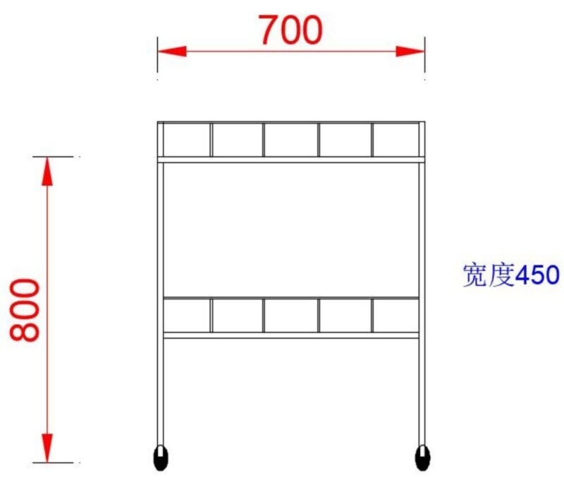 不锈钢宠物手术辅助车 F-05 (IWA-AT05) - detail view 4 不锈钢宠物手术辅助车 F-05 (IWA-AT05) - detail view 4
