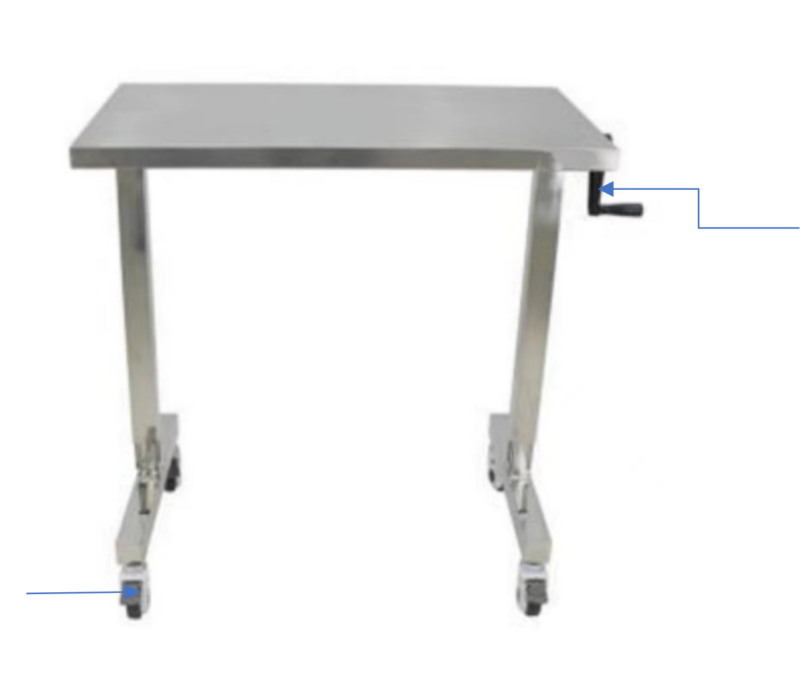 不锈钢宠物手术辅助车 F-07 (IWA-AT07) - product photo