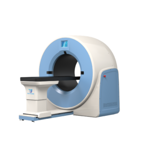 Rayvision Vetist 3 large-aperture veterinary cone-beam CT scanner — front 3/4 view