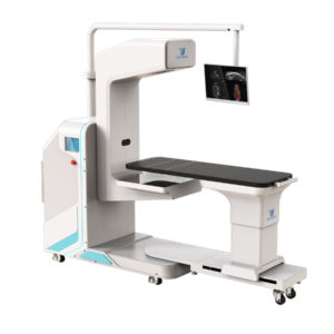 Rayvision Vetopia 50 Advance veterinary cone-beam CT scanner — front 3/4 view