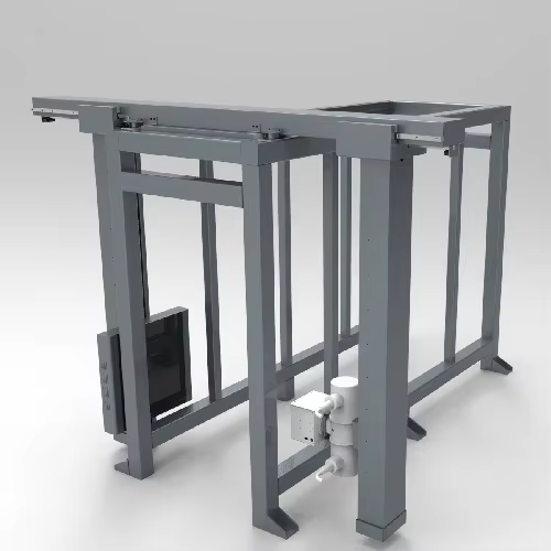 iVision-1000X Gantry dual-rail DR system — detail view