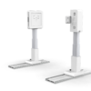 iVision-1000X platform — vertical bucky and tube column for size reference
