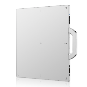IWA-FP15 17×17 inch wireless flat-panel detector — isomet... IWA-FP15 17×17 inch wireless flat-panel detector — isometric front view