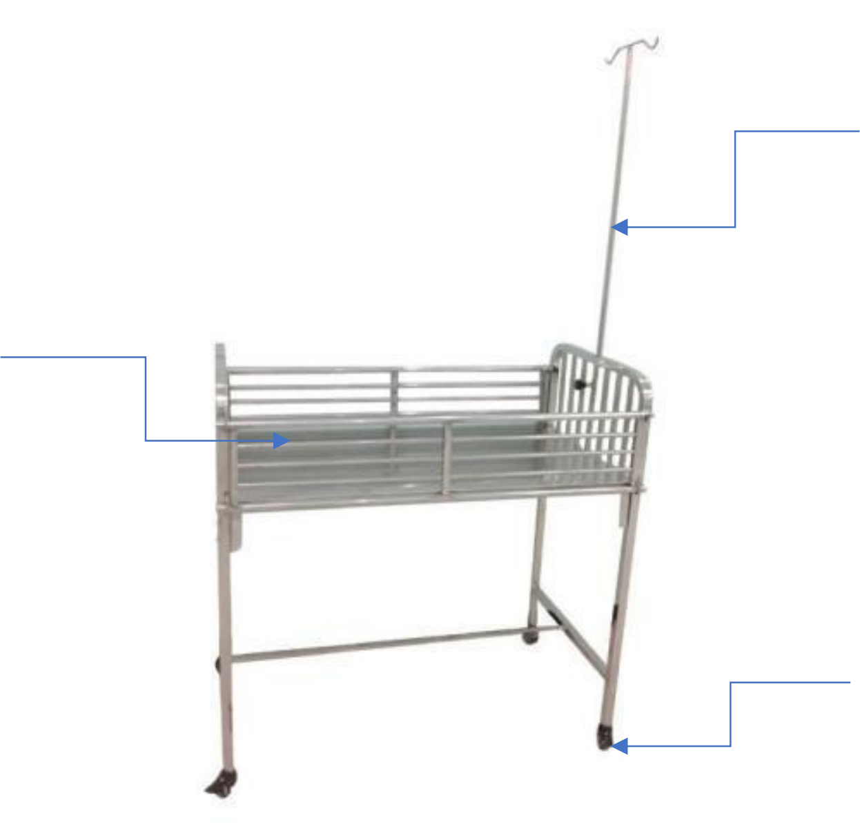 不锈钢简易输液台 SY-04 (IWA-IV04) - product photo 不锈钢简易输液台 SY-04 (IWA-IV04) - product photo