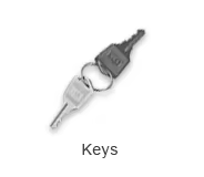 IWA-LAS20 included accessory — safety lock keys