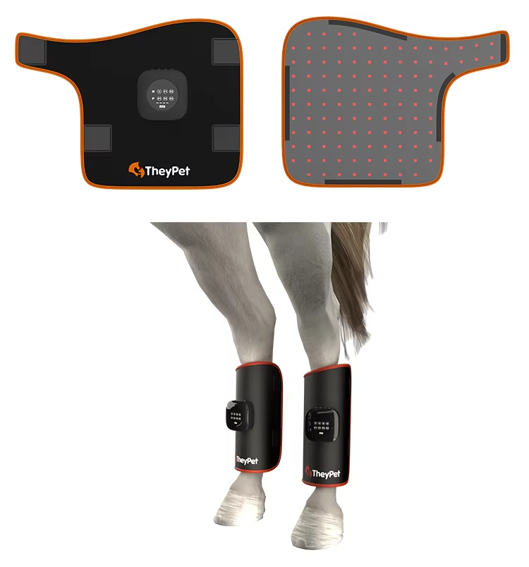 IWA-RLT20 — body pad surface view and leg-applied configuration
