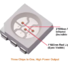 IWA-RLT30 3-in-1 LED chip — 1× 660 nm plus 2× 850 nm for hoof and pastern therapy