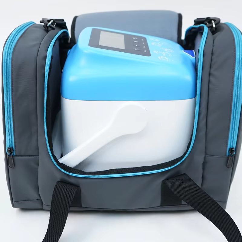 IWA-SCT20 insulated carrying bag open with controller inside