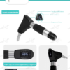 IWA-SWT10 smart screen handle — frequency, energy, and pause controls on the grip