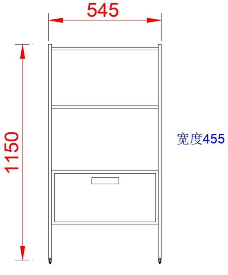 不锈钢多层设备推车 (IWA-TC02) - detail view 1 不锈钢多层设备推车 (IWA-TC02) - detail view 1