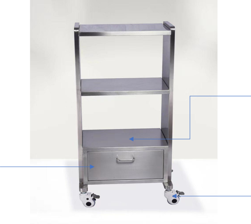 不锈钢多层设备推车 (IWA-TC02) - product photo 不锈钢多层设备推车 (IWA-TC02) - product photo
