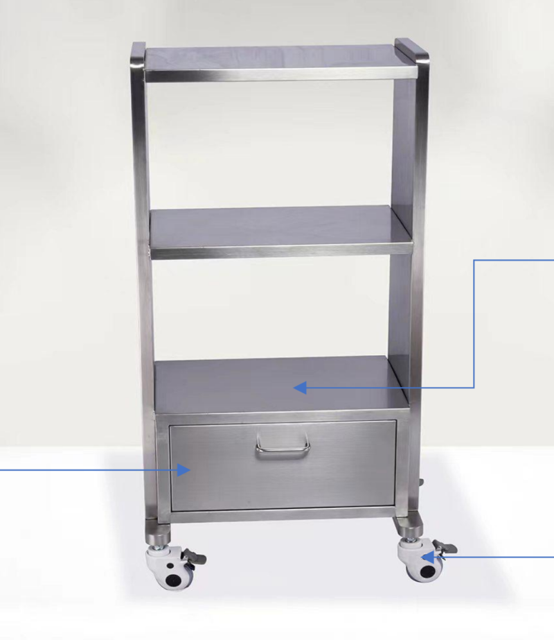 不锈钢多层设备推车 (IWA-TC02) - product photo