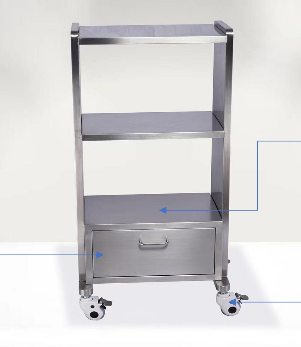 不锈钢多层设备推车 (IWA-TC02) - product photo