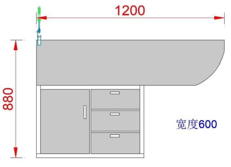多功能处置台(洗牙台 C-01) (IWA-TT01) - detail view 1