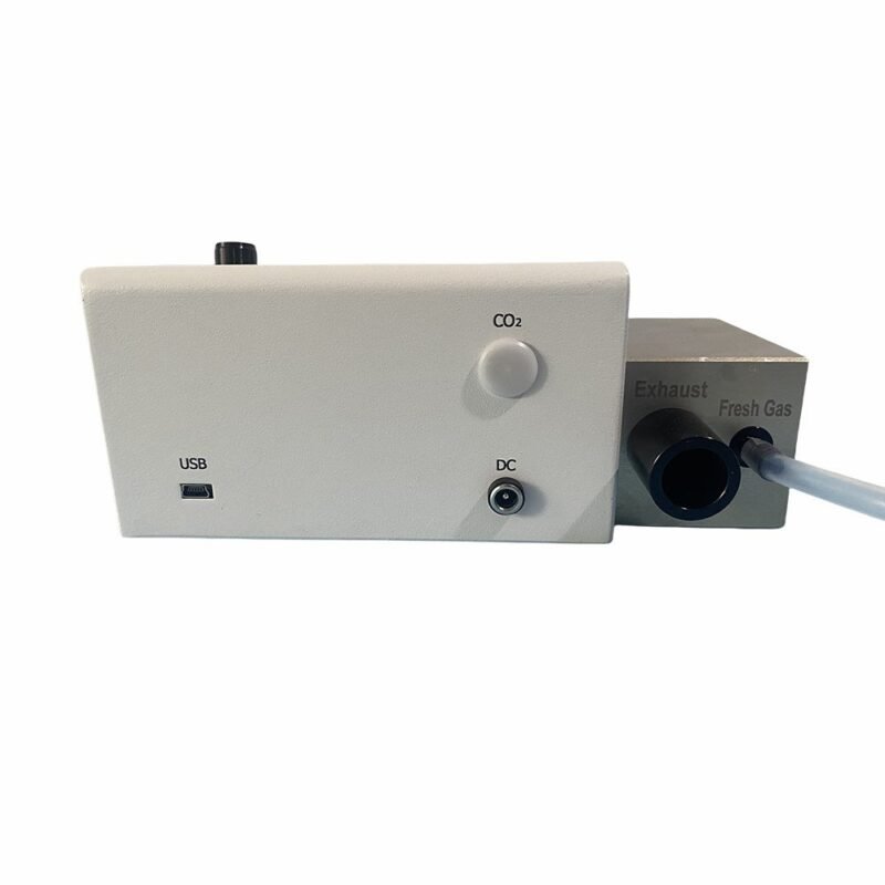 IWA-Ven10 rear / side ports - USB / DC power input / CO2... IWA-Ven10 rear / side ports - USB / DC power input / CO2 button / Exhaust and Fresh Gas connectors