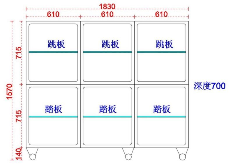 普通猫笼六个位 (IWA-WC16) - product photo 普通猫笼六个位 (IWA-WC16) - product photo