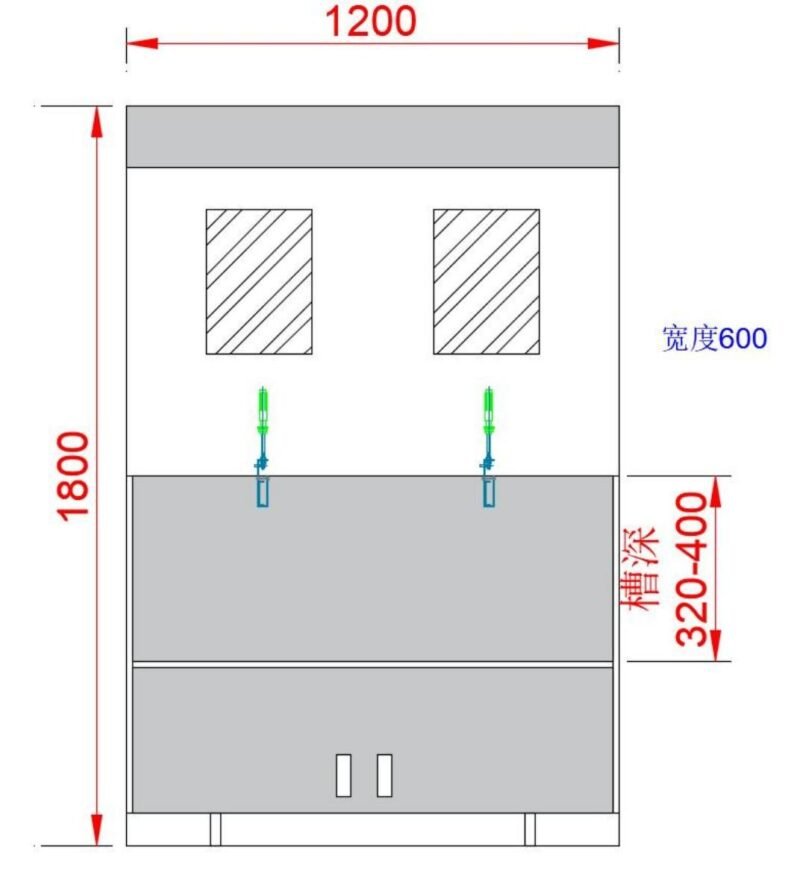 不锈钢医用洗手池(双人) (IWA-WS01) - detail view 1 不锈钢医用洗手池(双人) (IWA-WS01) - detail view 1