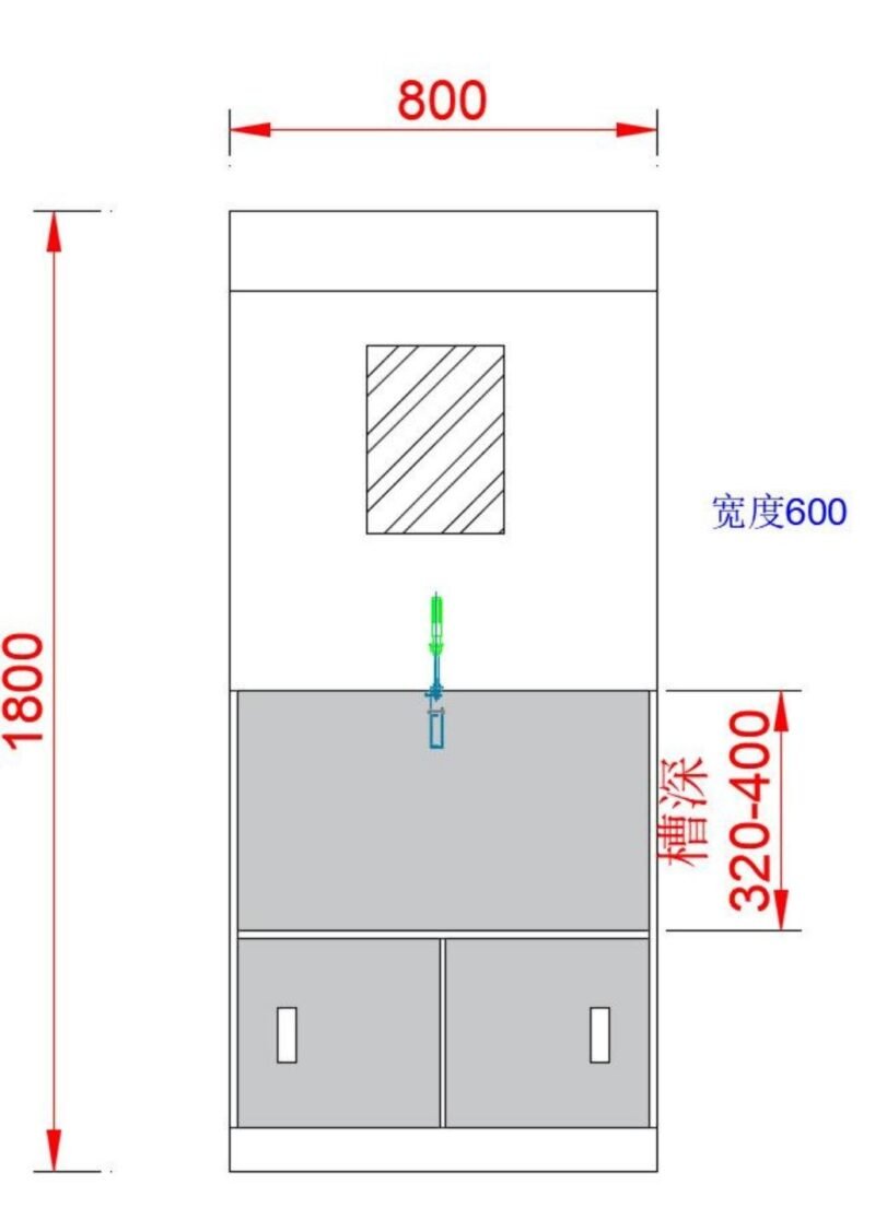 不锈钢单人医用洗手池 (IWA-WS02) - detail view 1 不锈钢单人医用洗手池 (IWA-WS02) - detail view 1