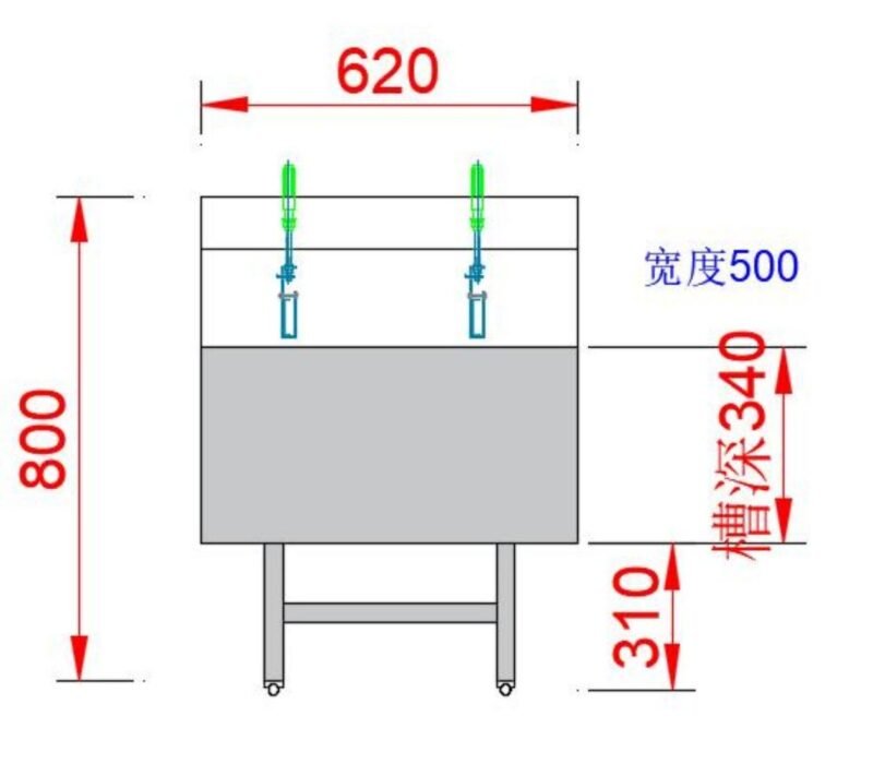 不锈钢洗盘水槽 XP-02 (IWA-WS05) - product photo 不锈钢洗盘水槽 XP-02 (IWA-WS05) - product photo
