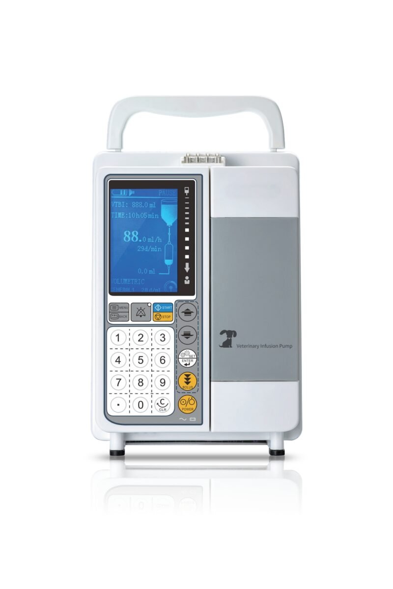 IWA-IP10 Veterinary Infusion Pump (1200 ml/h, 10h Battery)