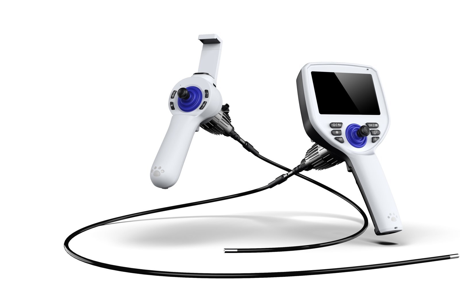 SOAIM SA Series veterinary endoscope complete system — SA... SOAIM SA Series veterinary endoscope complete system — SA-Pro display handpiece with SA-Air wireless handle and flexible insertion tube