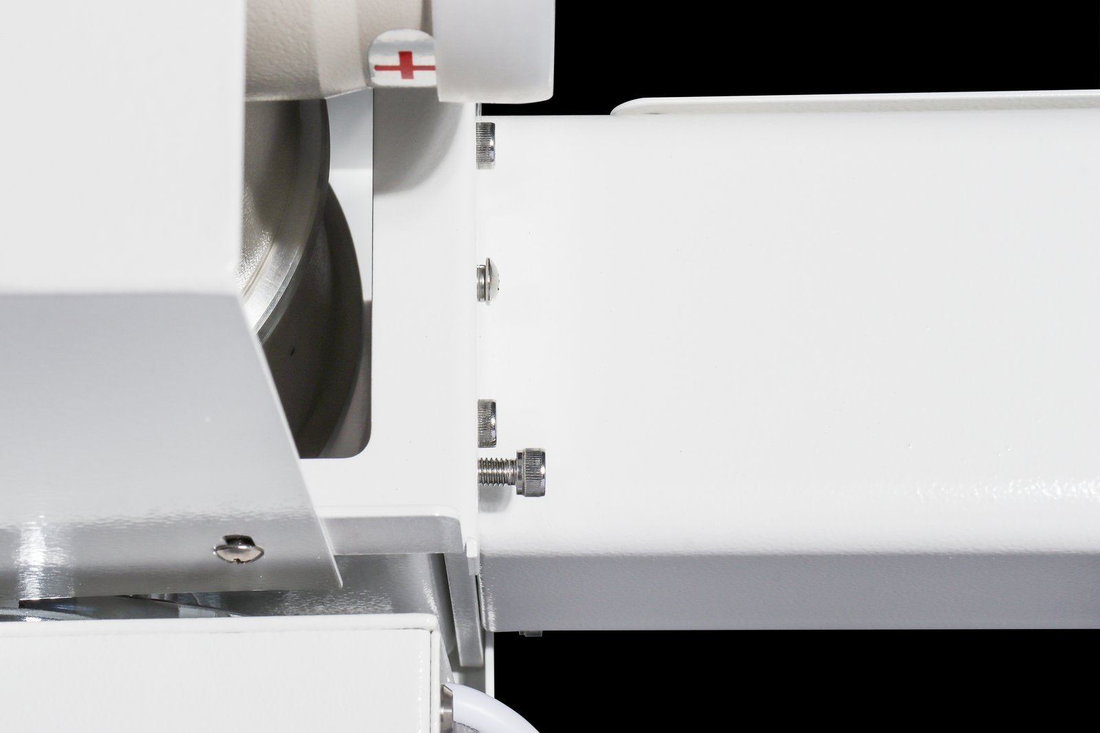 iPet-400AI iRay Edition tube-to-column mounting structure