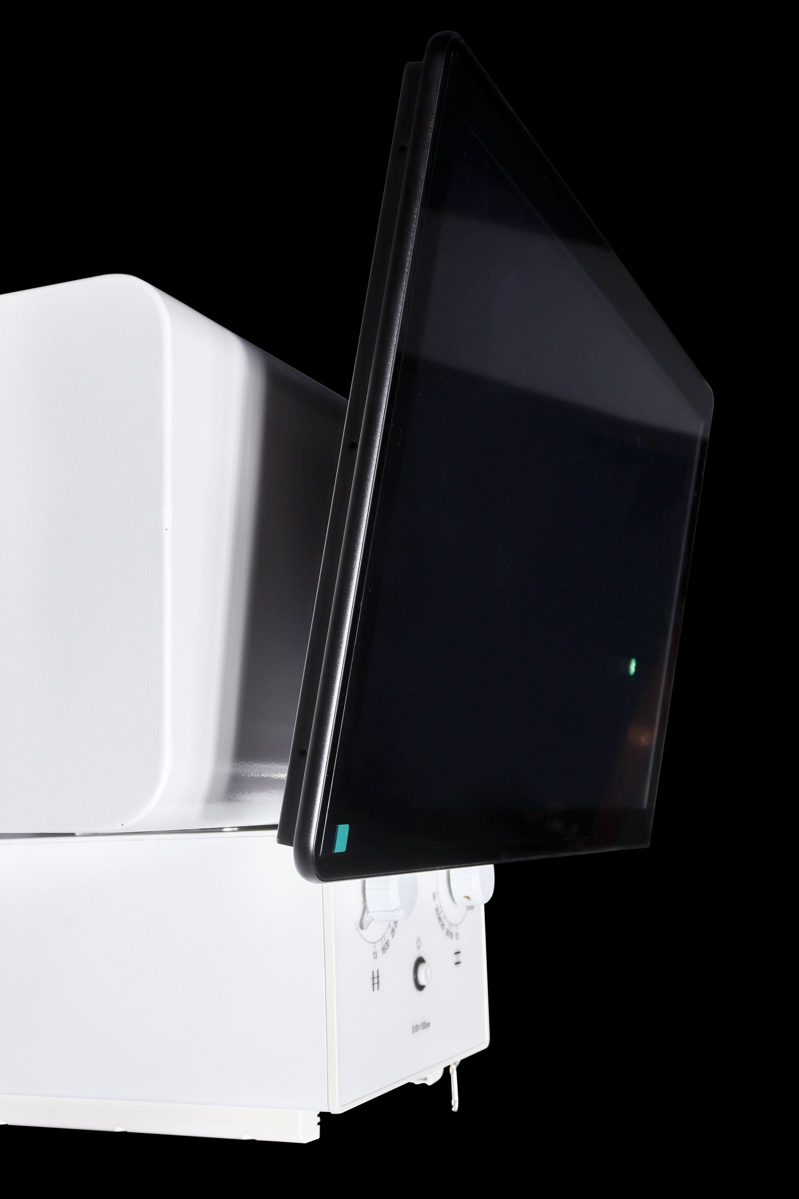 iPet-400AI touchscreen and exposure control knobs