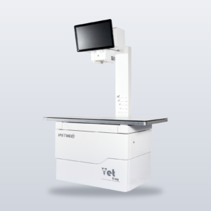 iPet-X veterinary high-frequency X-ray system — full system view