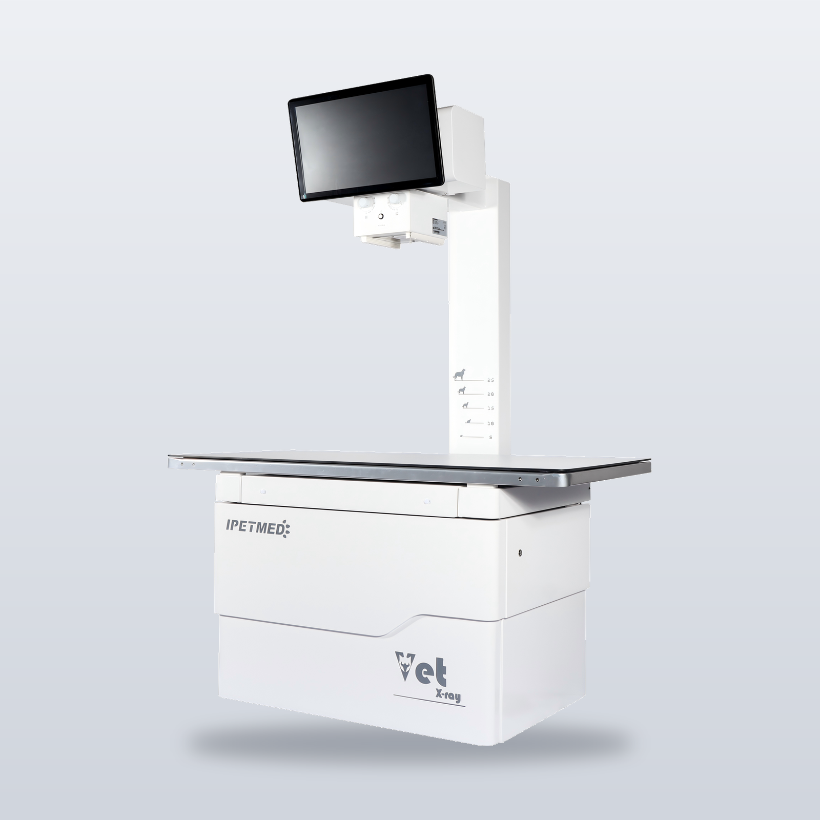 iPet-X veterinary high-frequency X-ray system — full system view
