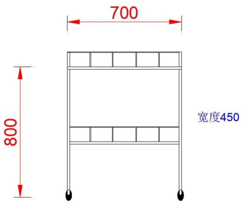 不锈钢宠物手术辅助车 F-05 (IWA-AT05) – detail view 4 不锈钢宠物手术辅助车 F-05 (IWA-AT05) - detail view 4