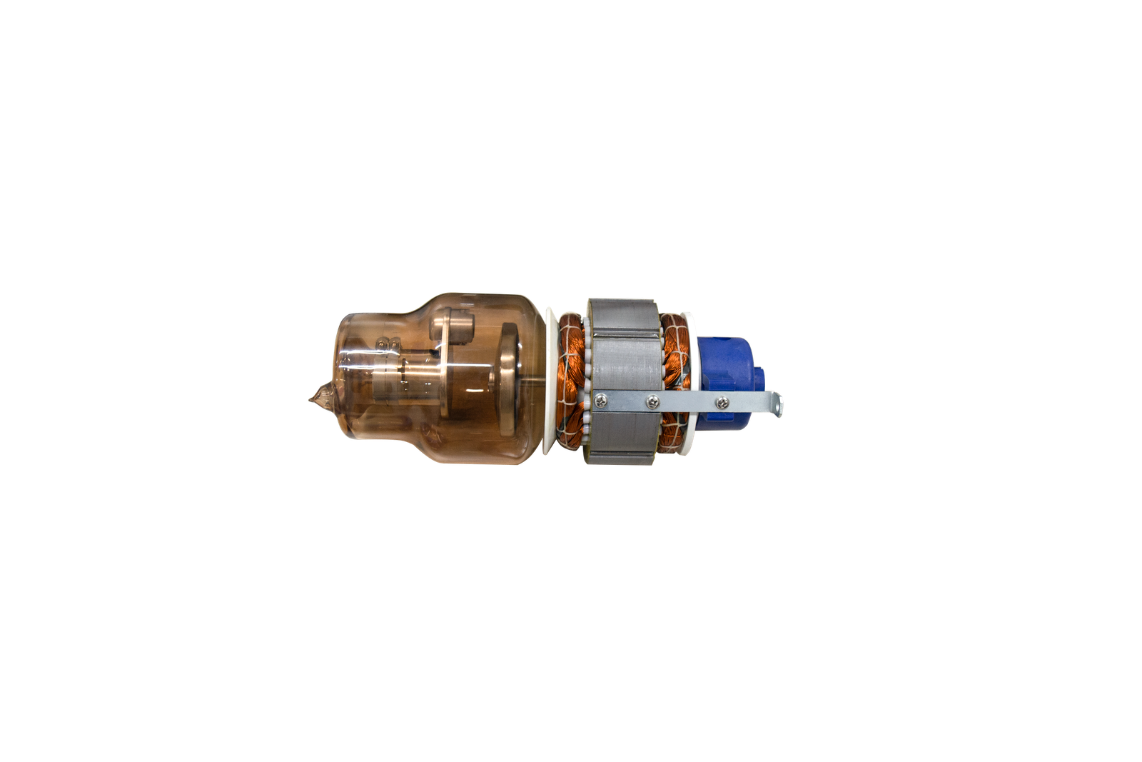E7239X rotating anode insert with stator assembly, shown outside the tube housing