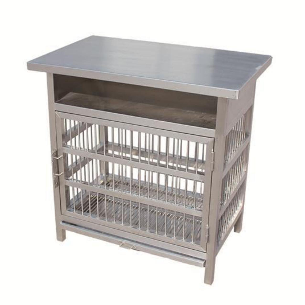 不锈钢带笼诊疗台 XP-02 (IWA-EX08) – product photo 不锈钢带笼诊疗台 XP-02 (IWA-EX08) - product photo