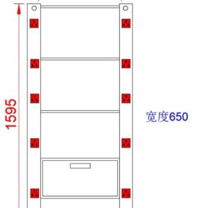 带插座多层设备承载推车 (IWA-TC01) – product photo 带插座多层设备承载推车 (IWA-TC01) - product photo