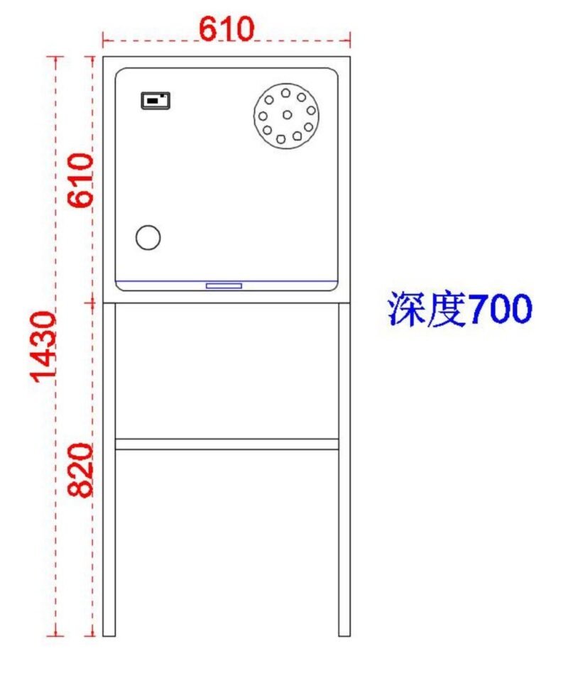 氧舱笼一个位 (IWA-WC10) – product photo 氧舱笼一个位 (IWA-WC10) - product photo