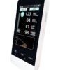 v-e4d-angle.jpg V-E4D blood pressure monitor angled view showing the slim handheld body and START, OK and mode keys