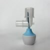 VBA1 veterinary apnea alarm - in-line airway sensor with transparent elbow adapter and rechargeable alarm base